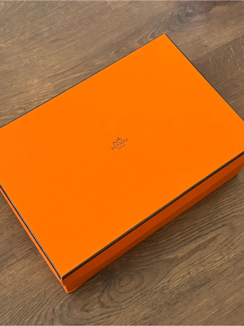 Hermes Bright Orange Signature Gift Box